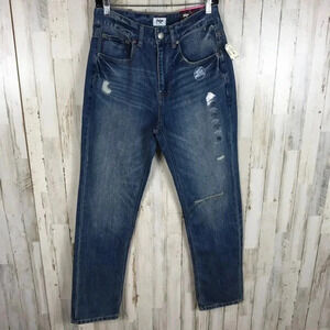 Tokyo Darling High Waisted Boyfriend Jeans Mom NWT v6x